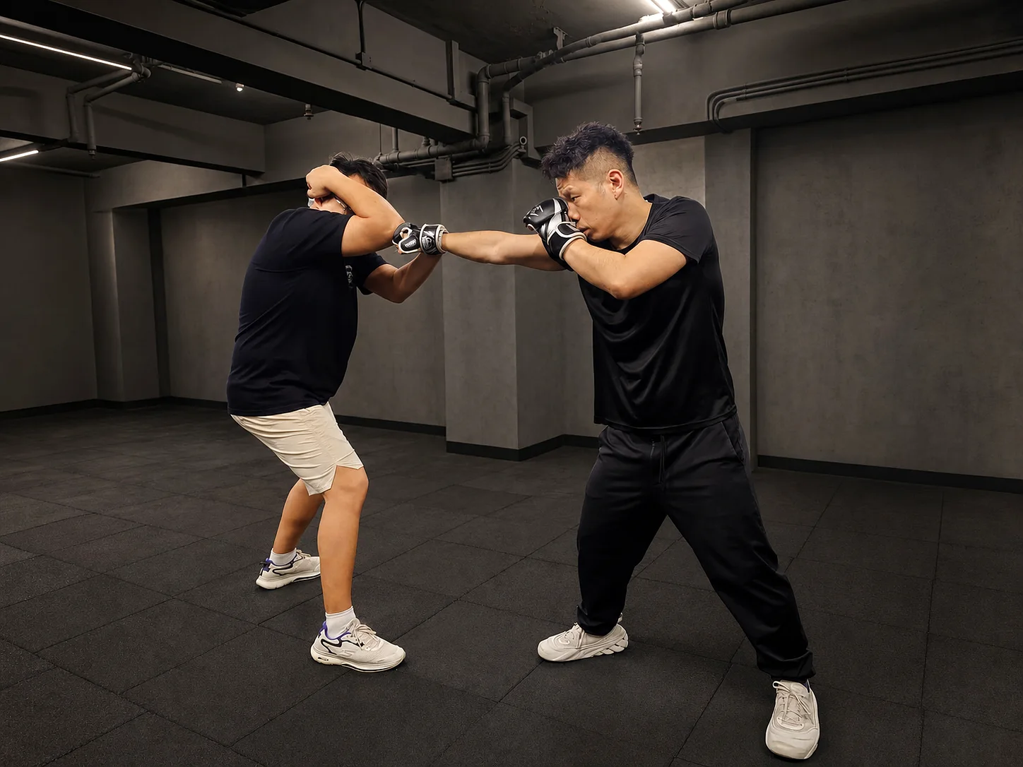 Mayair Combat empty hand striking and cover drill
