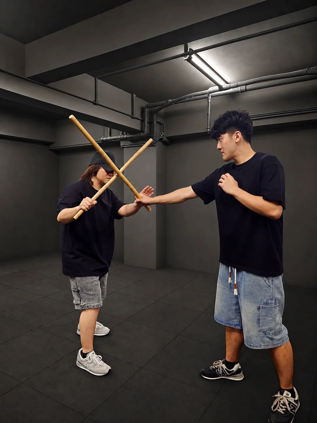 Mayair Combat single stick sparring drill